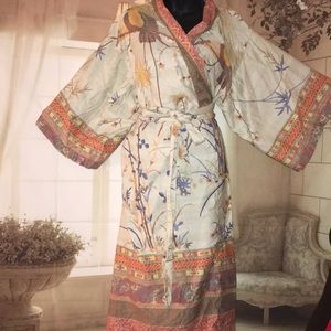 Soft vntg Kimono 👘 Like cotton Robe Sz large